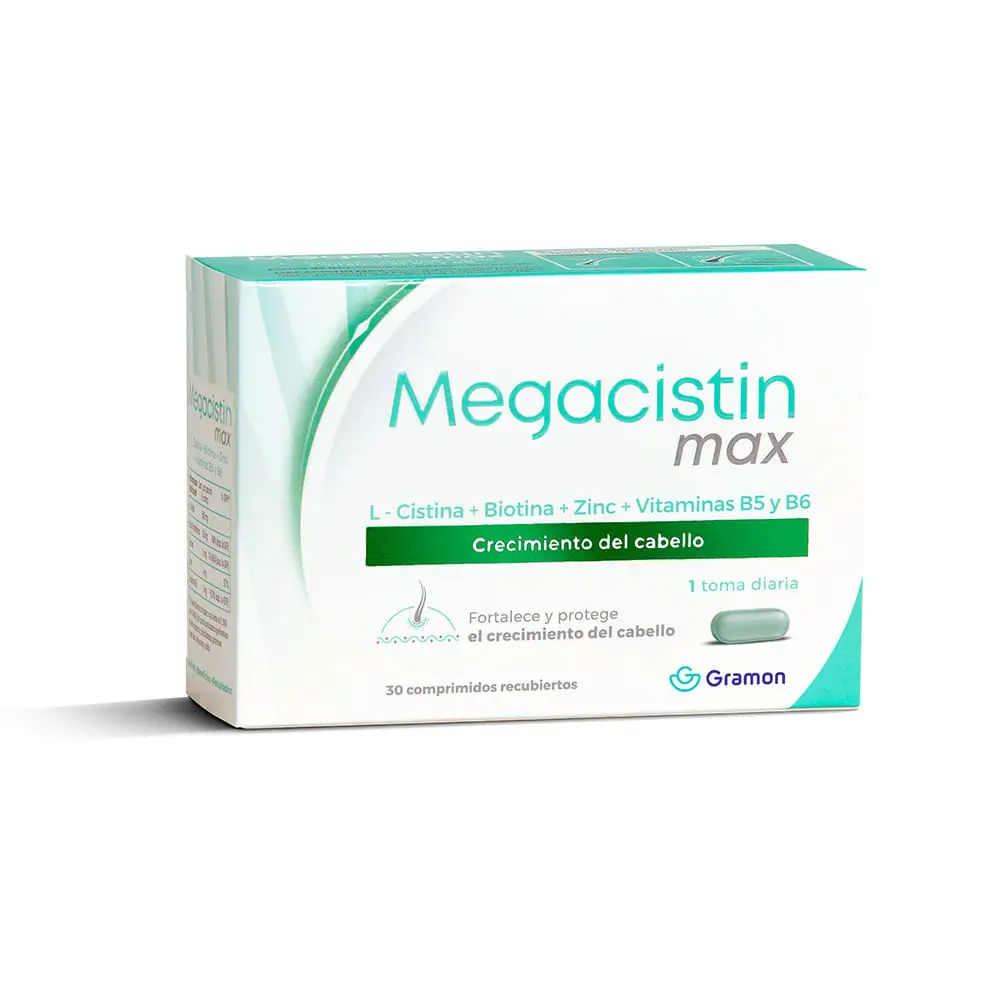 MEGACISTIN MAX TRATAMIENTO FORTALECEDOR DE CABELLO X30 COMPRIMIDOS