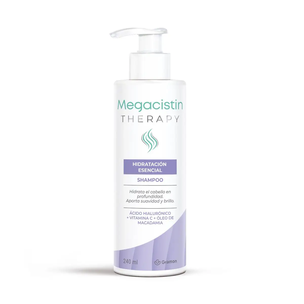 MEGACISTIN SHAMPOO HIDRATACIÓN ESENCIAL X240 ML.