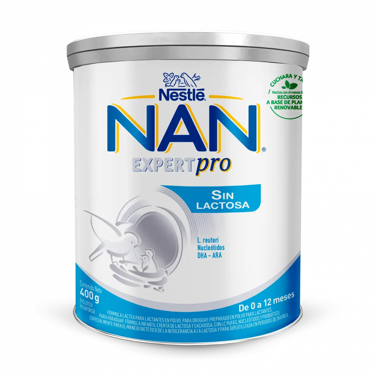 NAN SIN LACTOSA X400G 