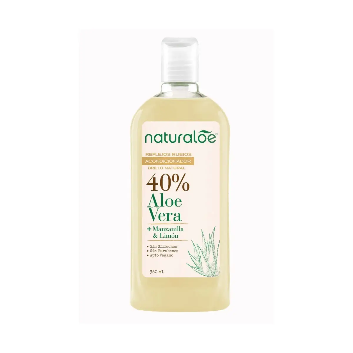 NATURALOE ENJUAGUE X360 RUBIOS 