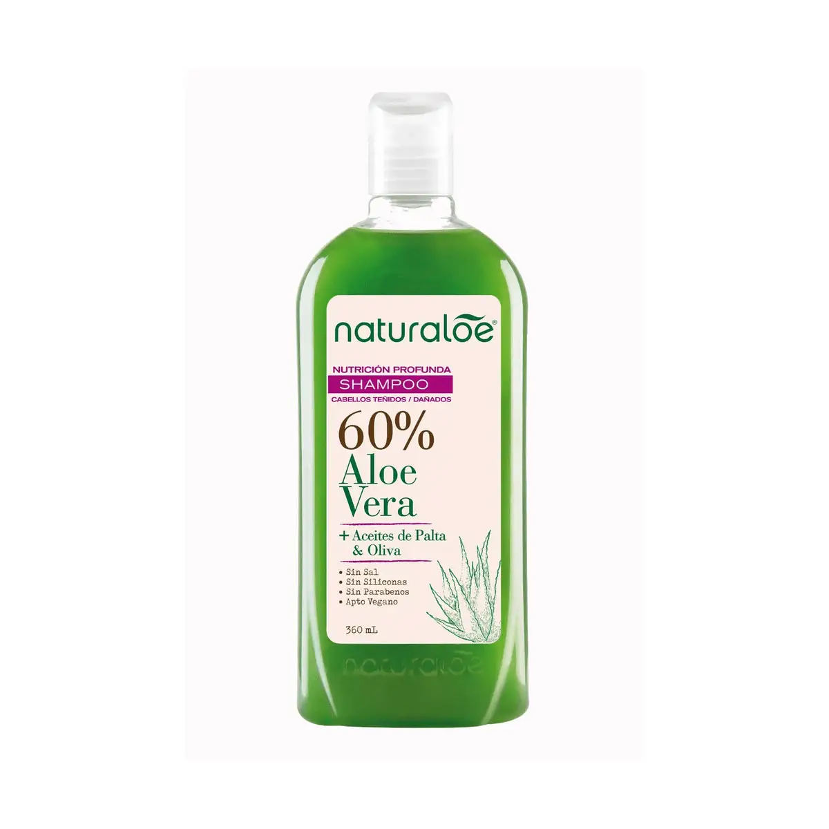 NATURALOE SHAMPOO X360 NUTRICION PROFUNDA