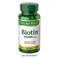 NATURES BOUNTY BIOTIN 10.000 MCG X120 