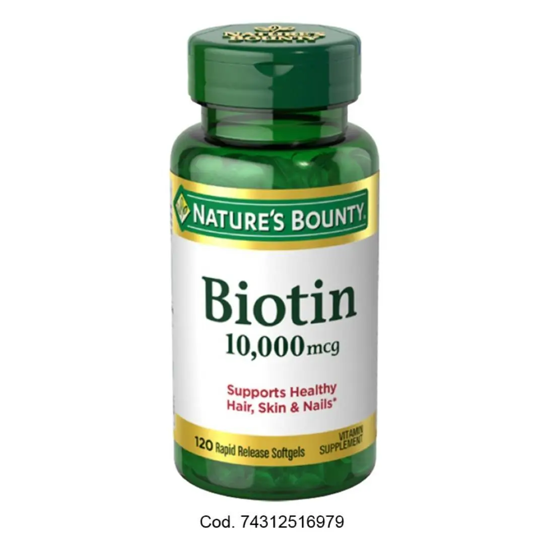 NATURES BOUNTY BIOTIN 10.000 MCG X120 