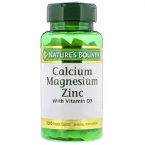 NATURES BOUNTY CALCIO MAGNESIO ZINC X100 COMPRIMIDOS