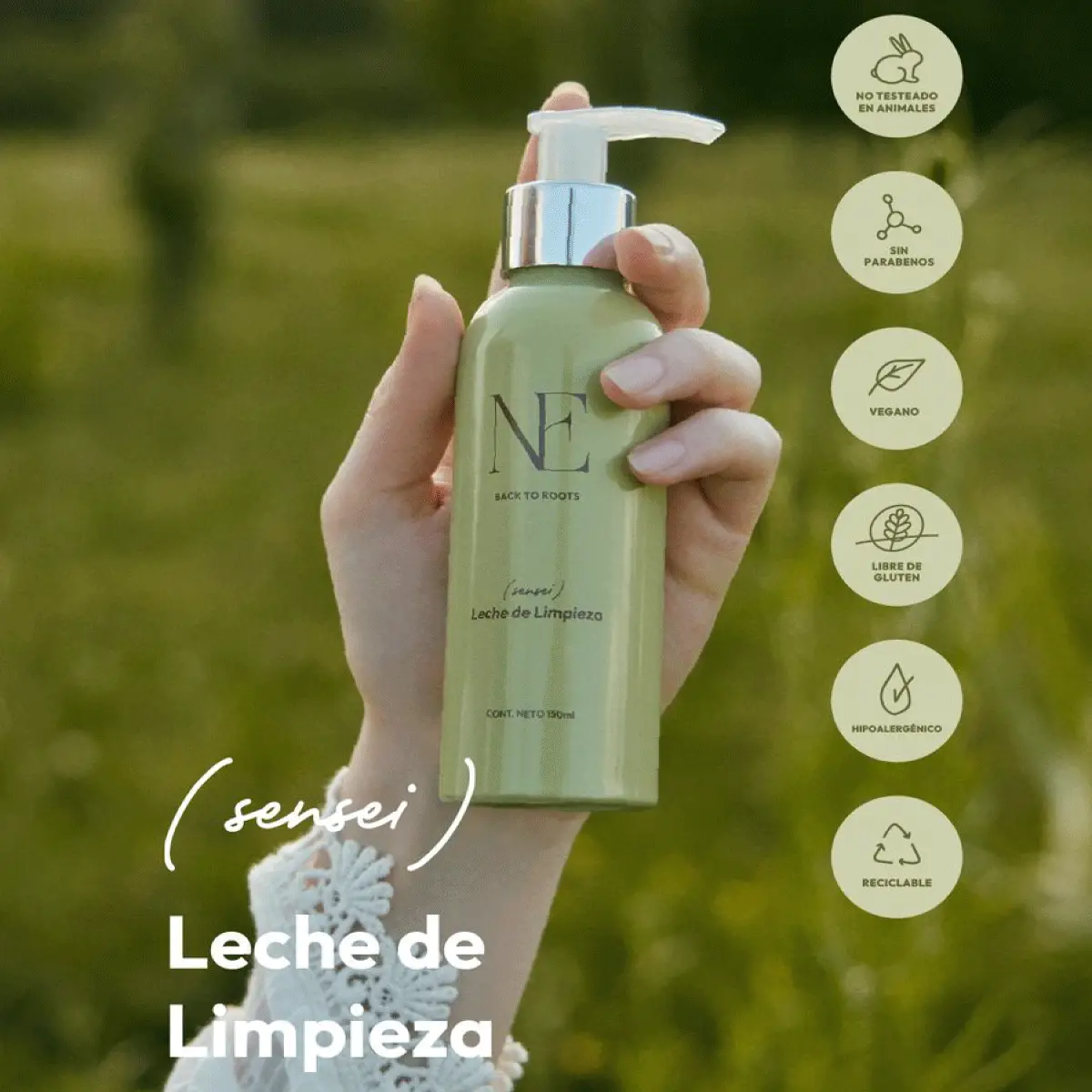 NE LECHE DE LIMPIEZA FACIAL X150G.