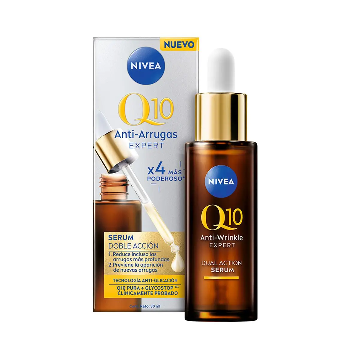 NIVEA FACIAL Q10 SERUM DUAL X30 ML