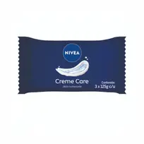 NIVEA JABON 3X125 CREME CARE 