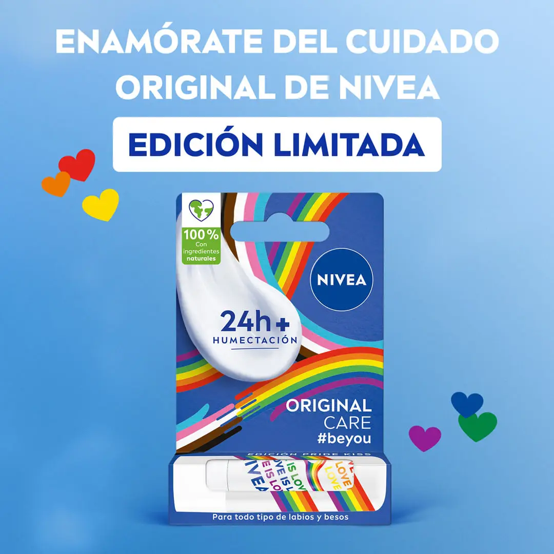 NIVEA LIP CARE PRIDE KISS ORIGINAL 