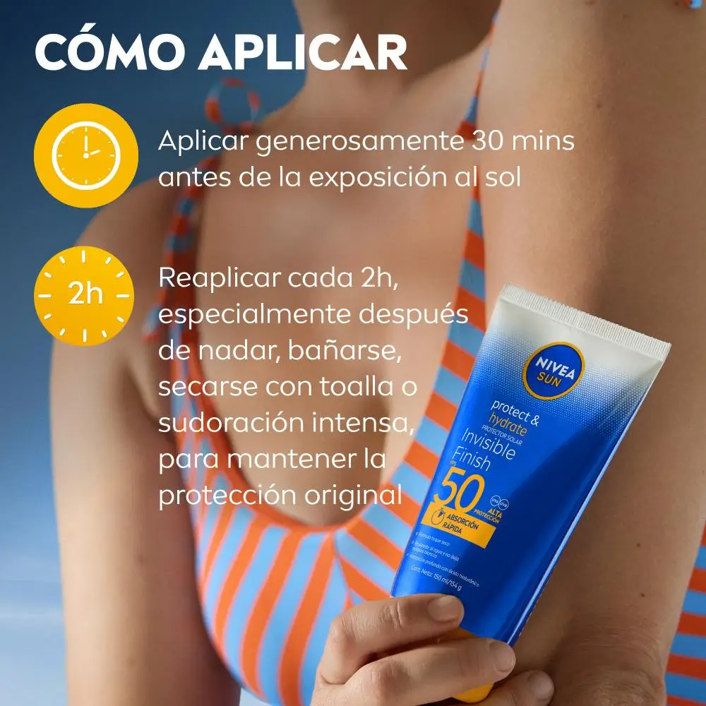 NIVEA SUN F50 PROTECT INVISIBLE X150ML