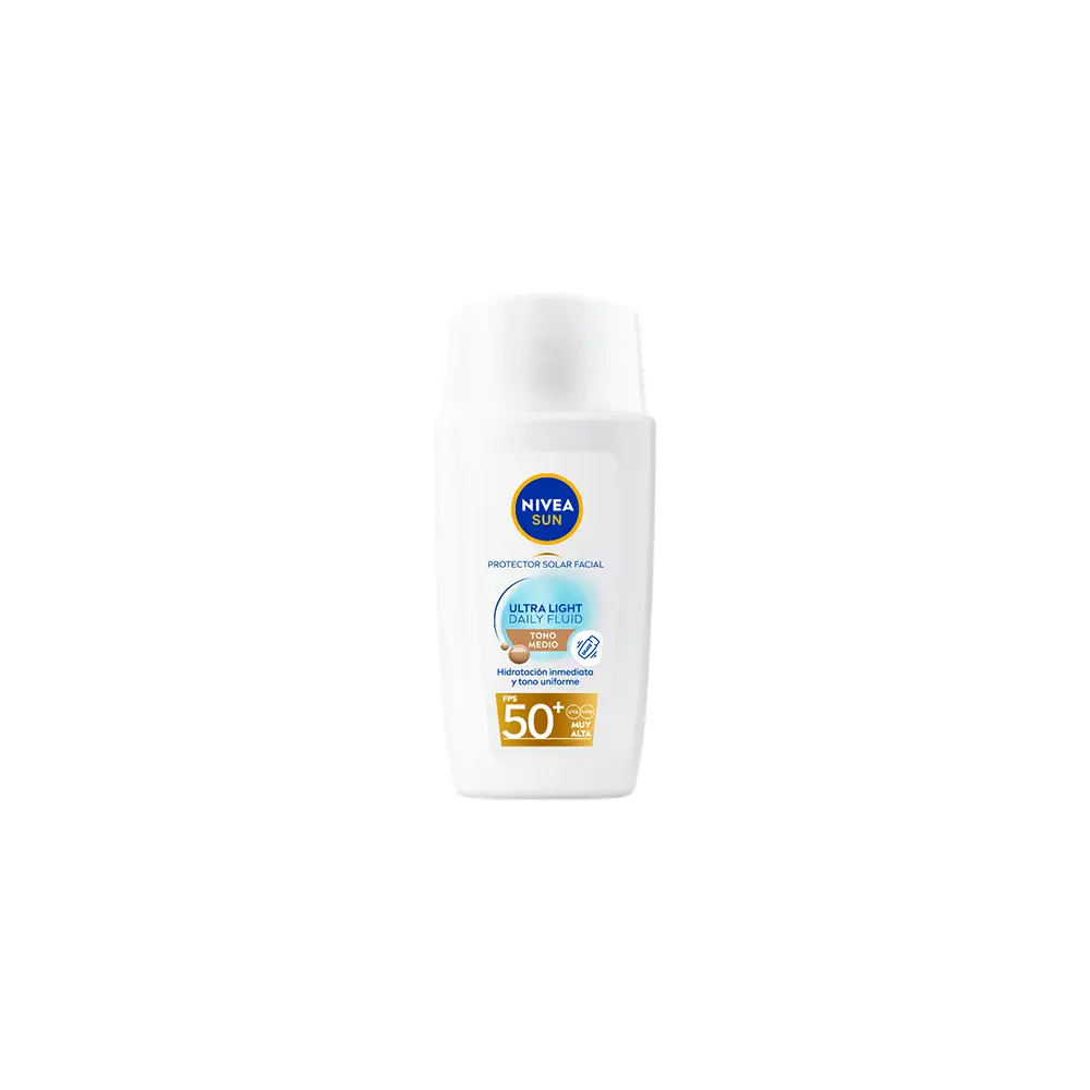 NIVEA SUN FPS 50 FACIAL UTRA LIGHT TONO MEDIO