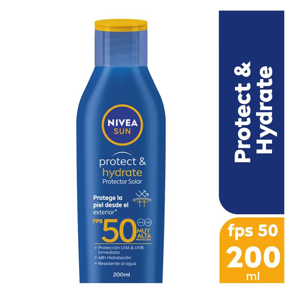 NIVEA SUN FPS 50 PROTECT &amp; HYDRATE X200ML.