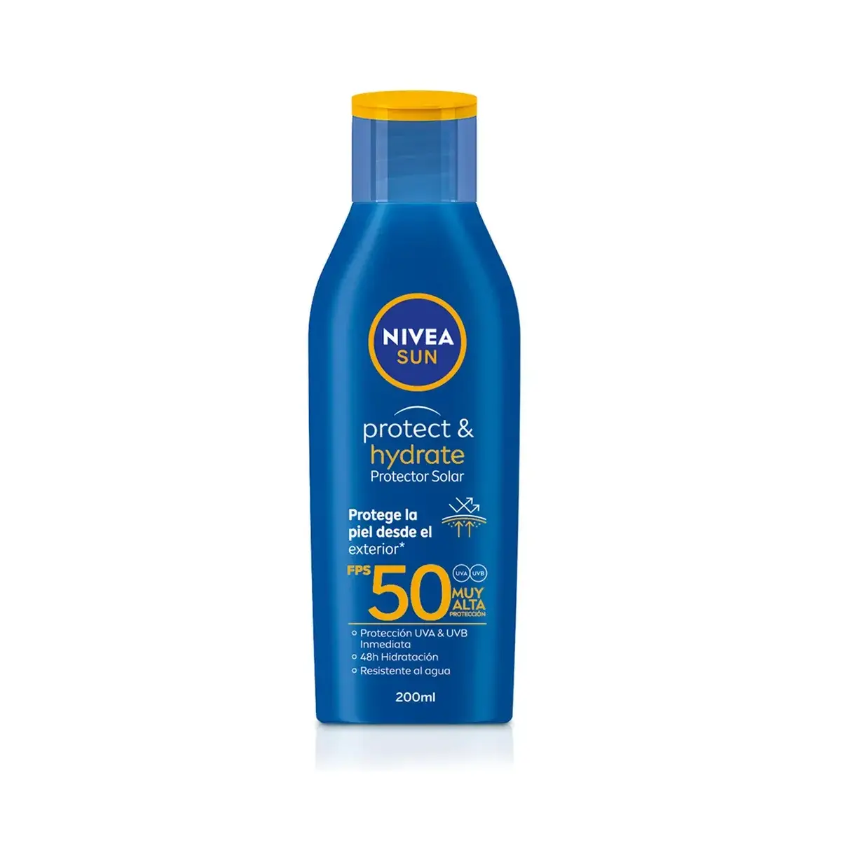 NIVEA SUN FPS 50 PROTECT &amp; HYDRATE X200ML.