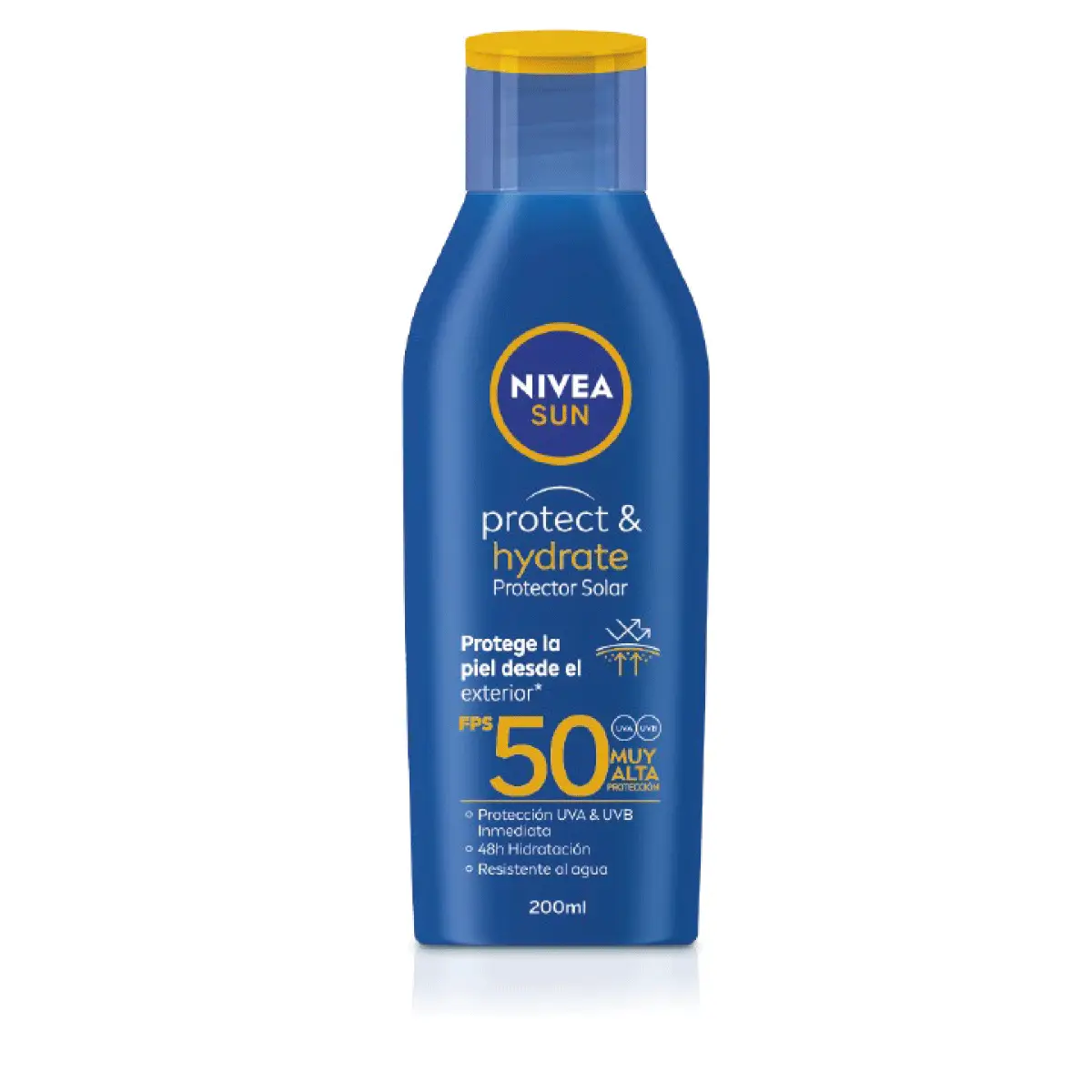 NIVEA SUN FPS 50 PROTECT &amp; HYDRATE X200ML.