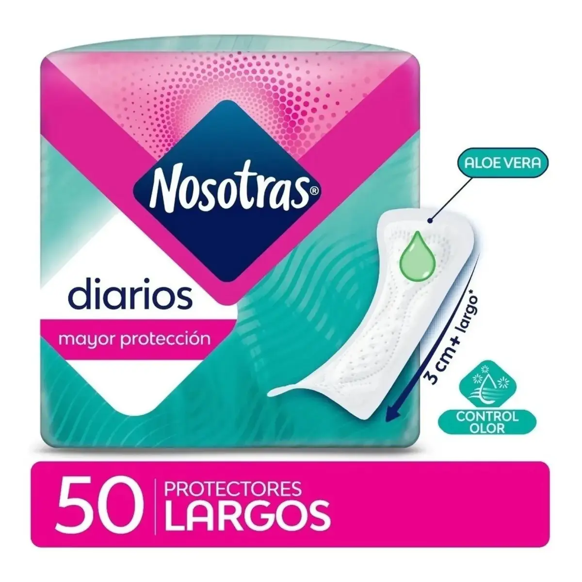 NOSOTRAS PROTECTORES X50 LARGOS MULTIFUNCIÓN
