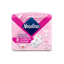 NOSOTRAS TOALLITAS X 8 U CLASICA GEL 