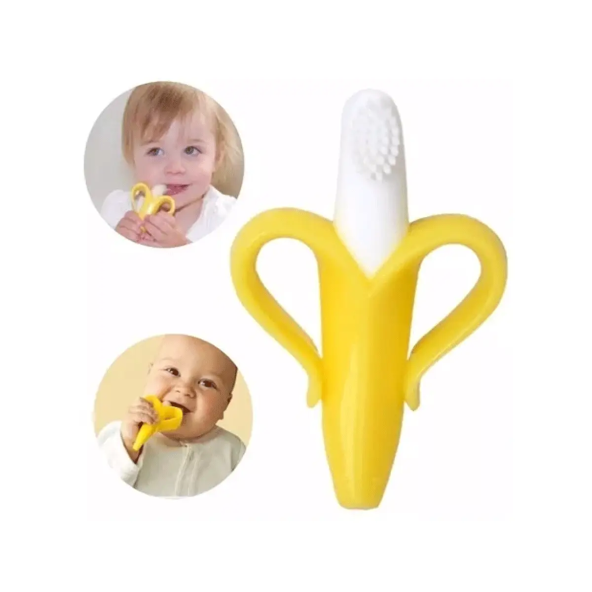 NUBY MORDILLO BANANA SILICONA 
