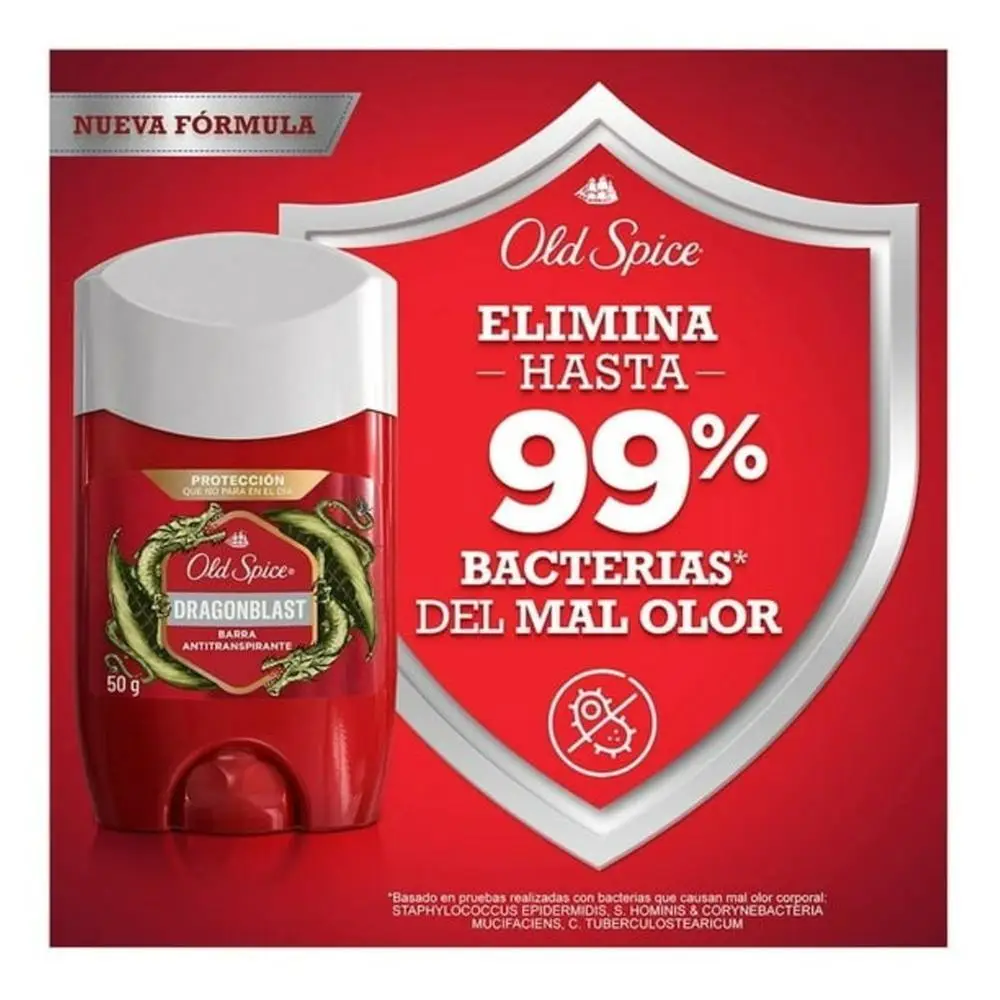 OLD SPICE BARRA ANTITRANSPIRANTE DRAGONBALST X50