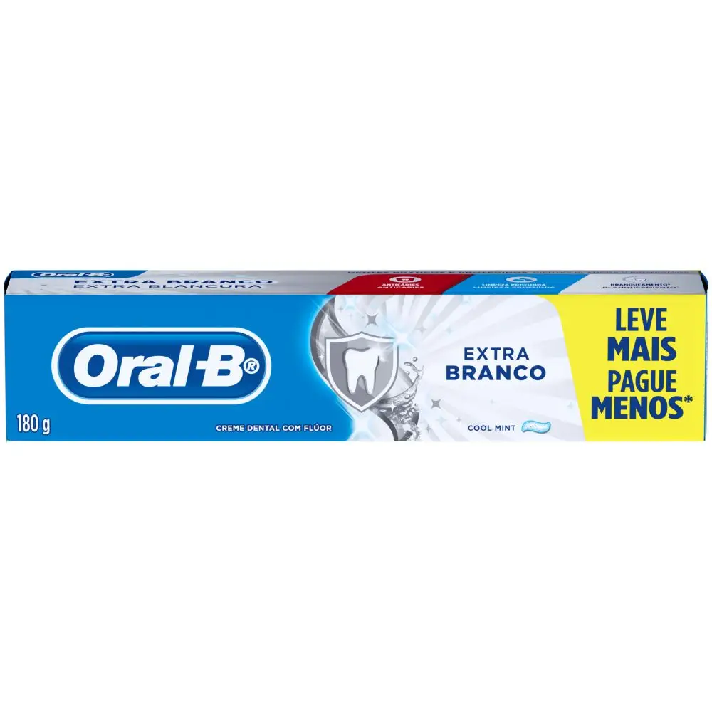 ORAL B PASTA DENTAL EXTRA BLANCO X180 GRS