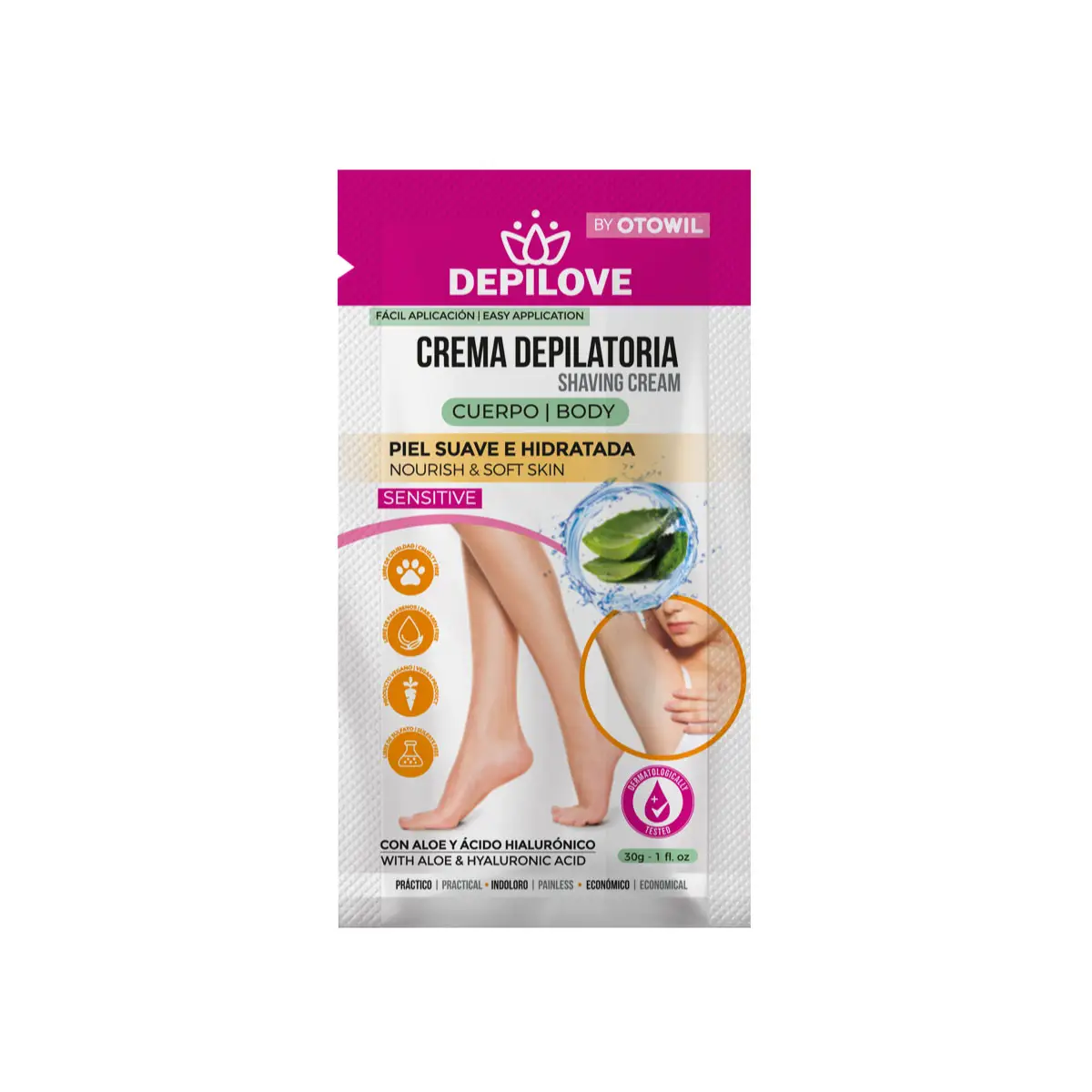 OTOWIL DEPILOVE CUERPO X30G. 
