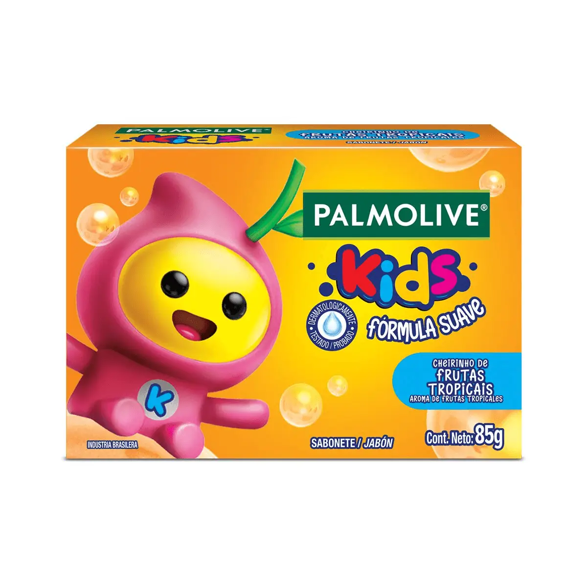 PALMOLIVE JABON X85G KIDS FRUTAS TROPICALES