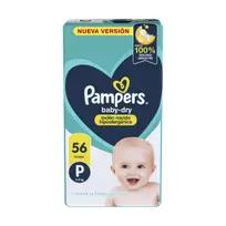 PAMPERS BABYDRY HIPOALERGÉNICO X56U.P 