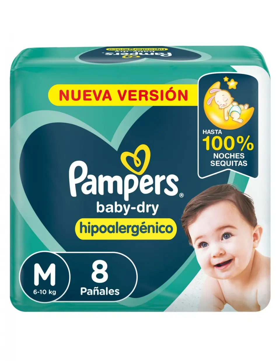PAMPERS BABYDRY X8 M 