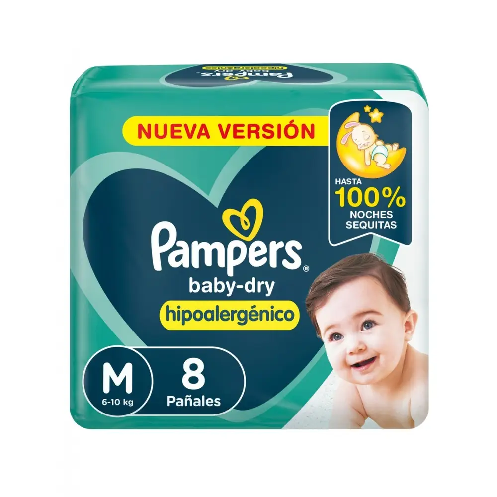 PAMPERS BABYDRY X8 M 