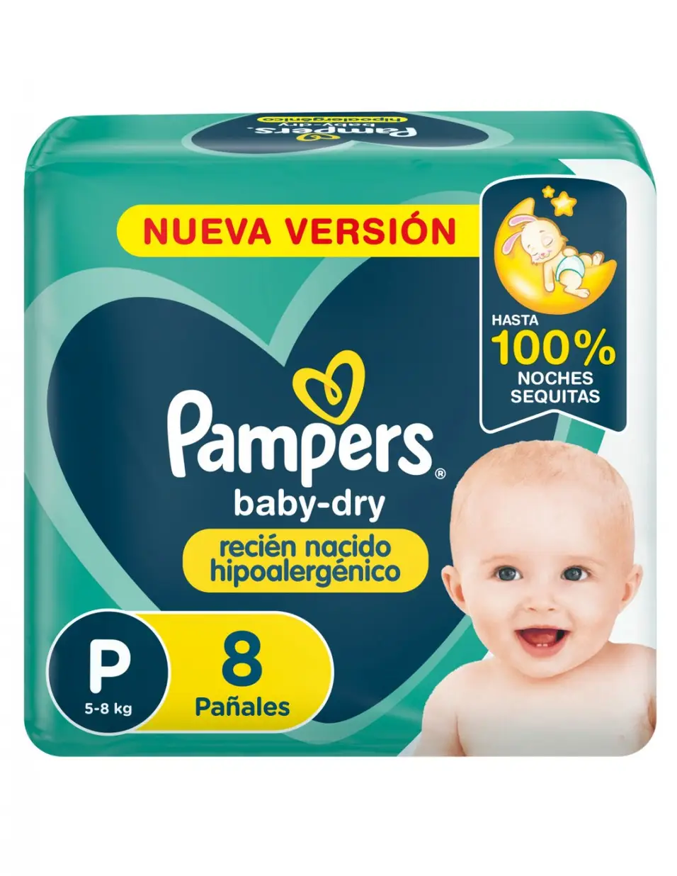 PAMPERS BABYDRY X8 P 