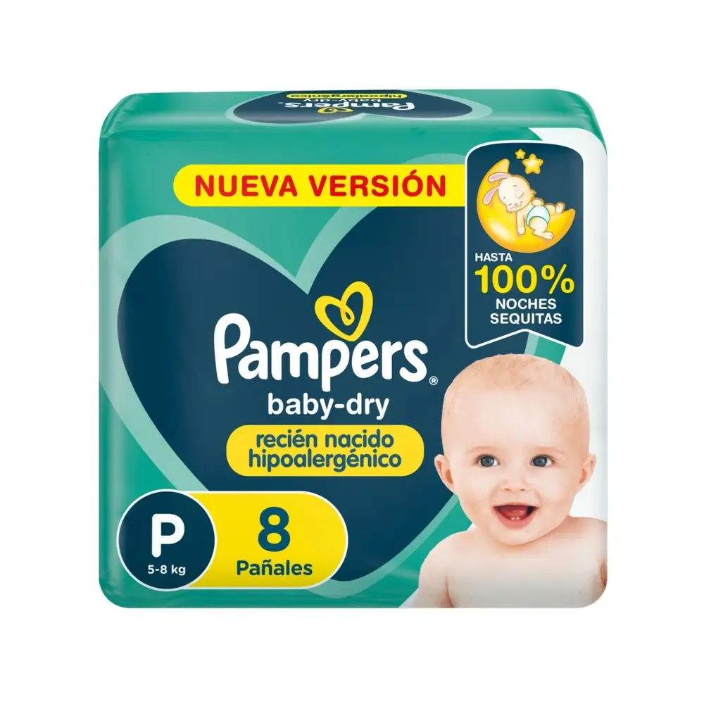 PAMPERS BABYDRY X8 P 