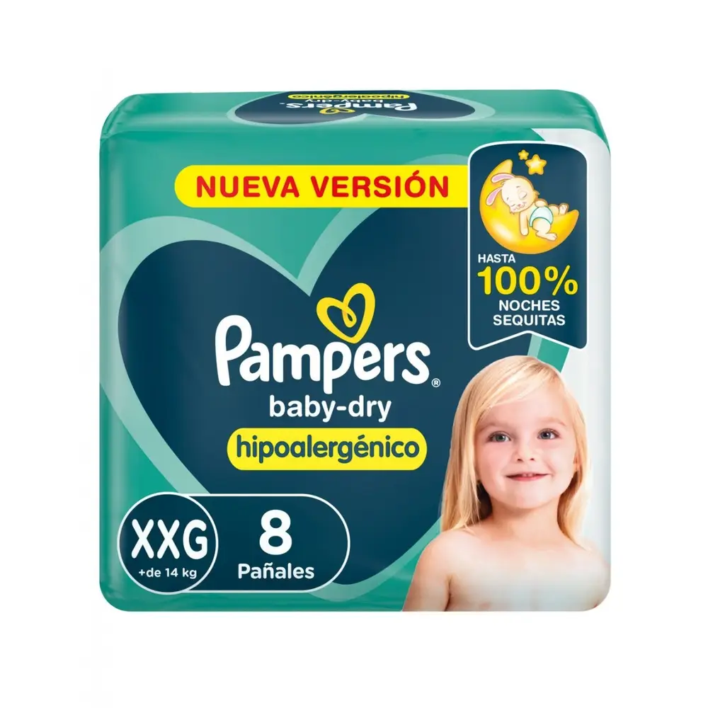 PAMPERS BABYDRY X8 XXG 