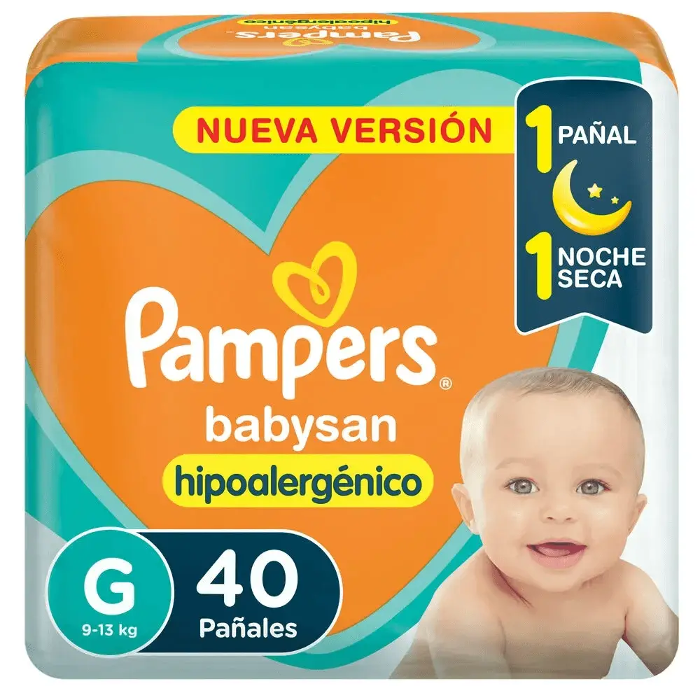 PAMPERS BABYSAN HIPOALRGENICO X40 G 