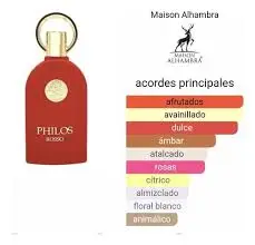 PHILOS ROSSO EDP X30ML (FOTO ILUSTRATIVA) 