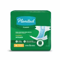 PLENITUD CLASSIC PAÑAL DESECHABLE INTENSO T.M X16U