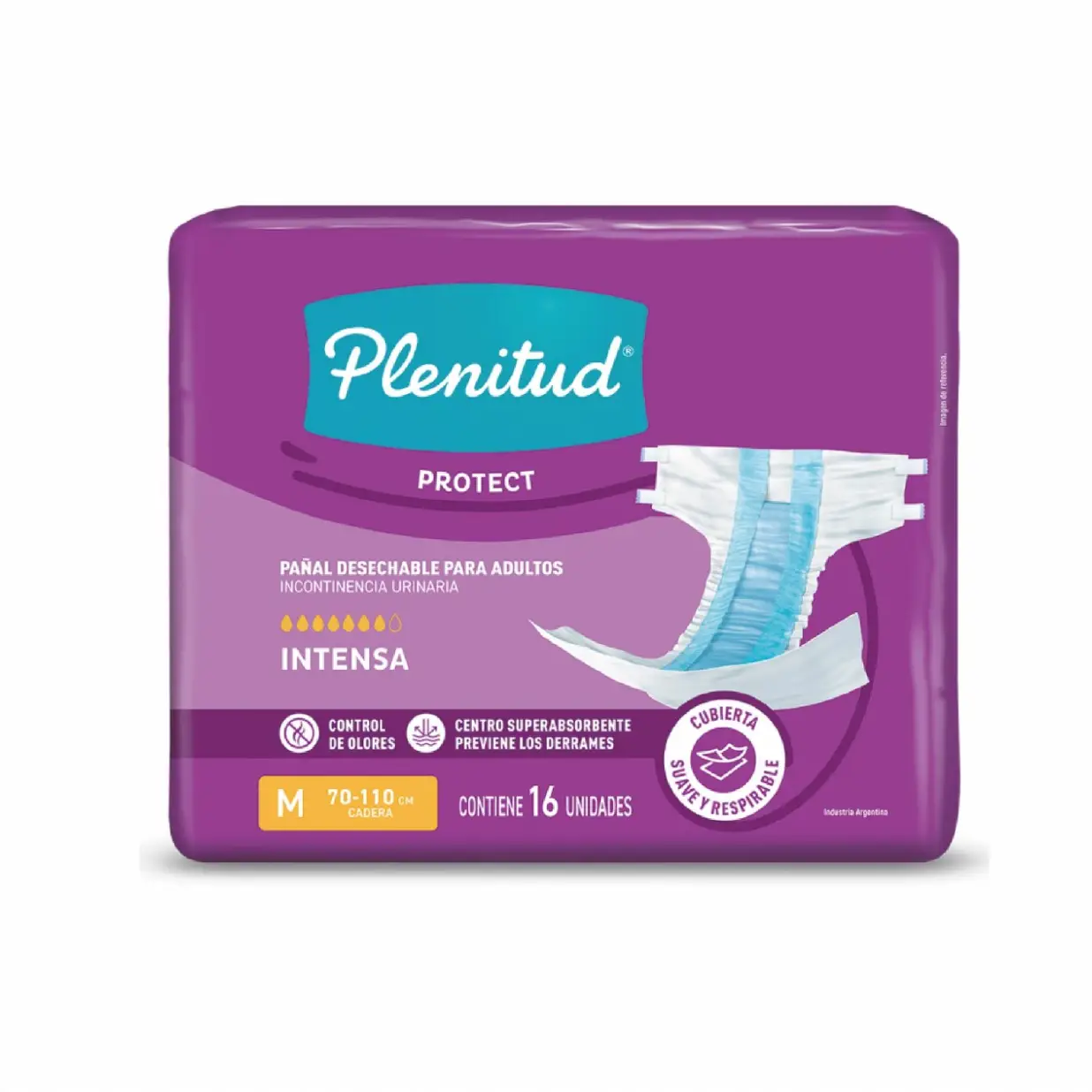 PLENITUD PROTECT PAÑAL DESECHABLE INTENSA T.M X16U
