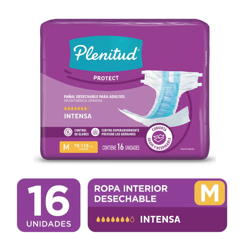 PLENITUD PROTECT PAÑAL DESECHABLE INTENSA T.M X16U