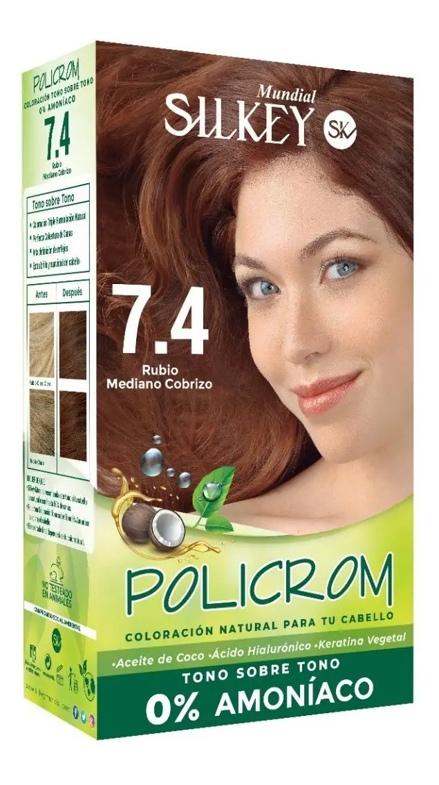POLICROM COLORACION KIT 7.4
