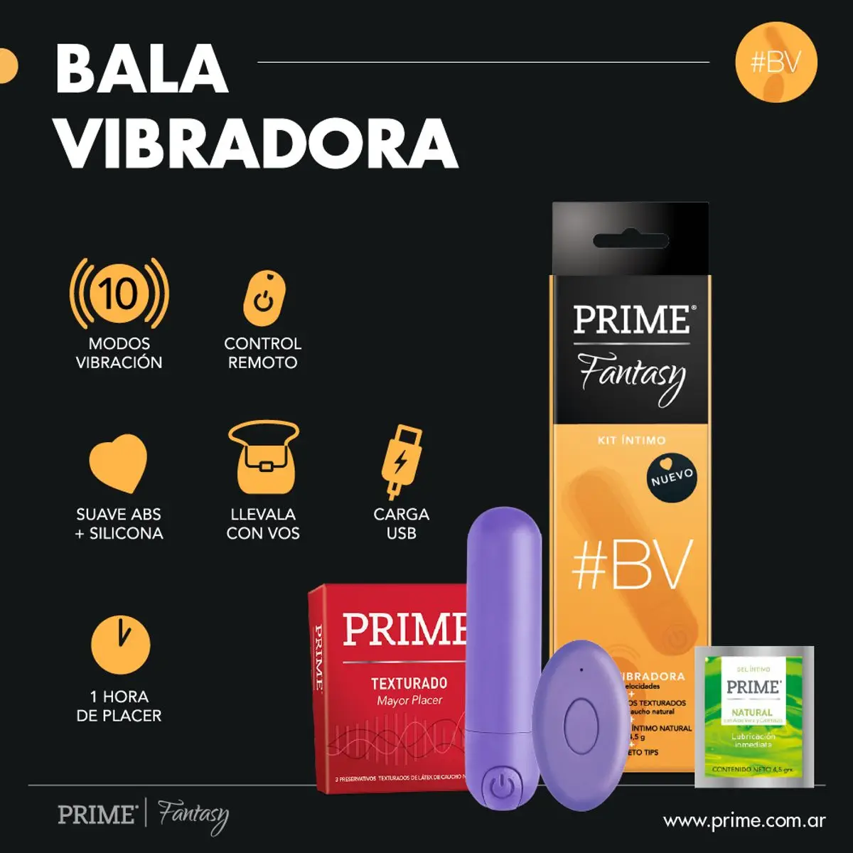 PRIME FANTASY BALA VIBRADORA 