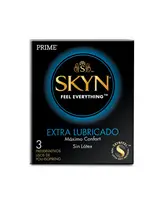 PRIME PRESERVATIVO LUBRICANTE X3U. 