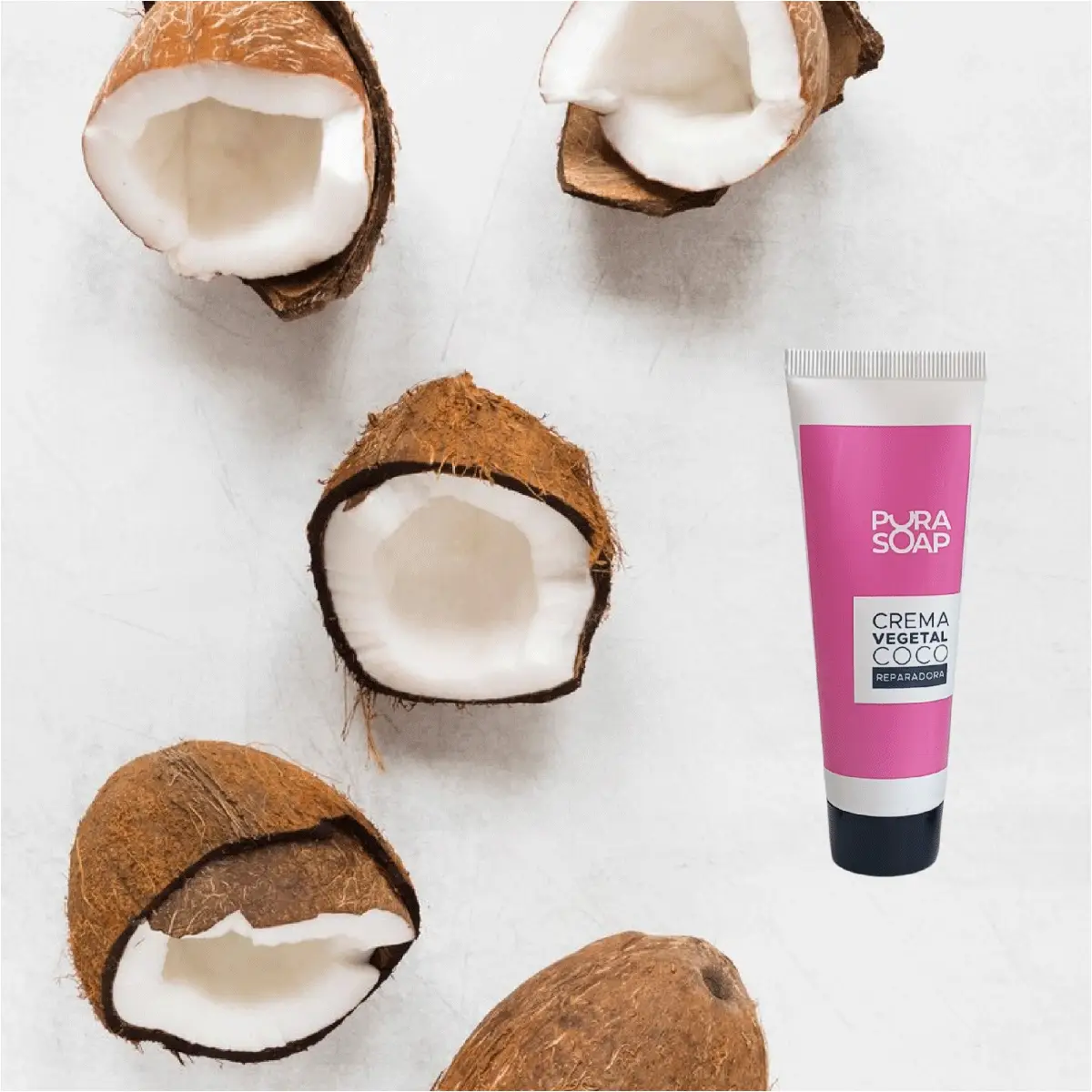 PURA SOAP CREMA DE MANOS DE COCO X40G 