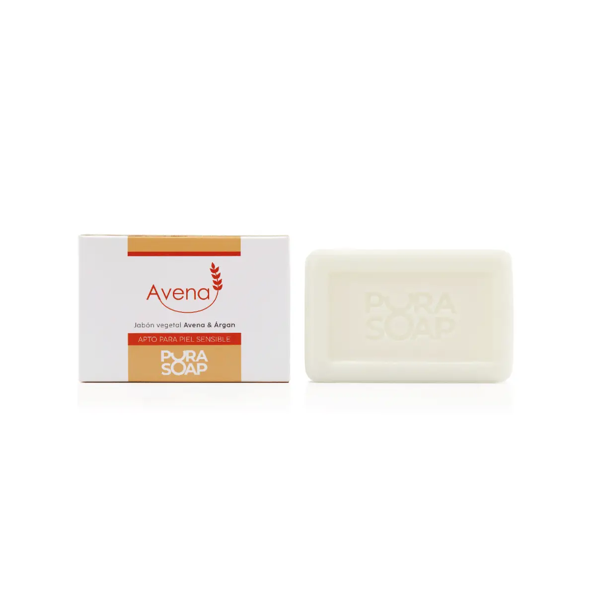 PURA SOAP JABON VEGANO AVENA ARGAN 