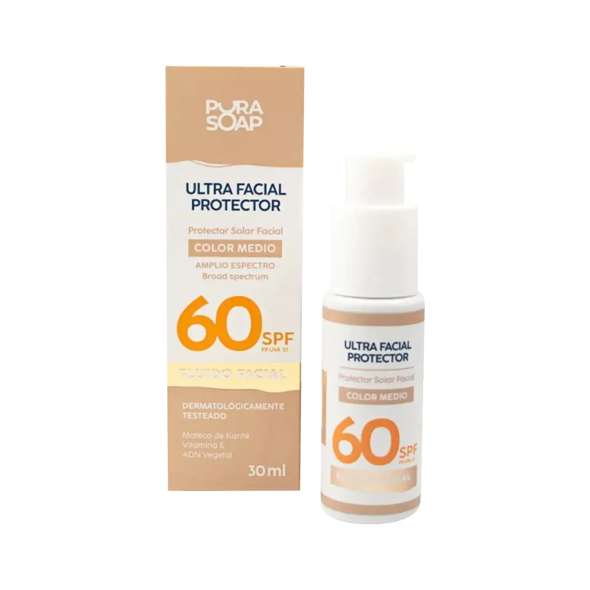 PURA SOAP PROTECTOR SOLAR FACIAL F60 X30