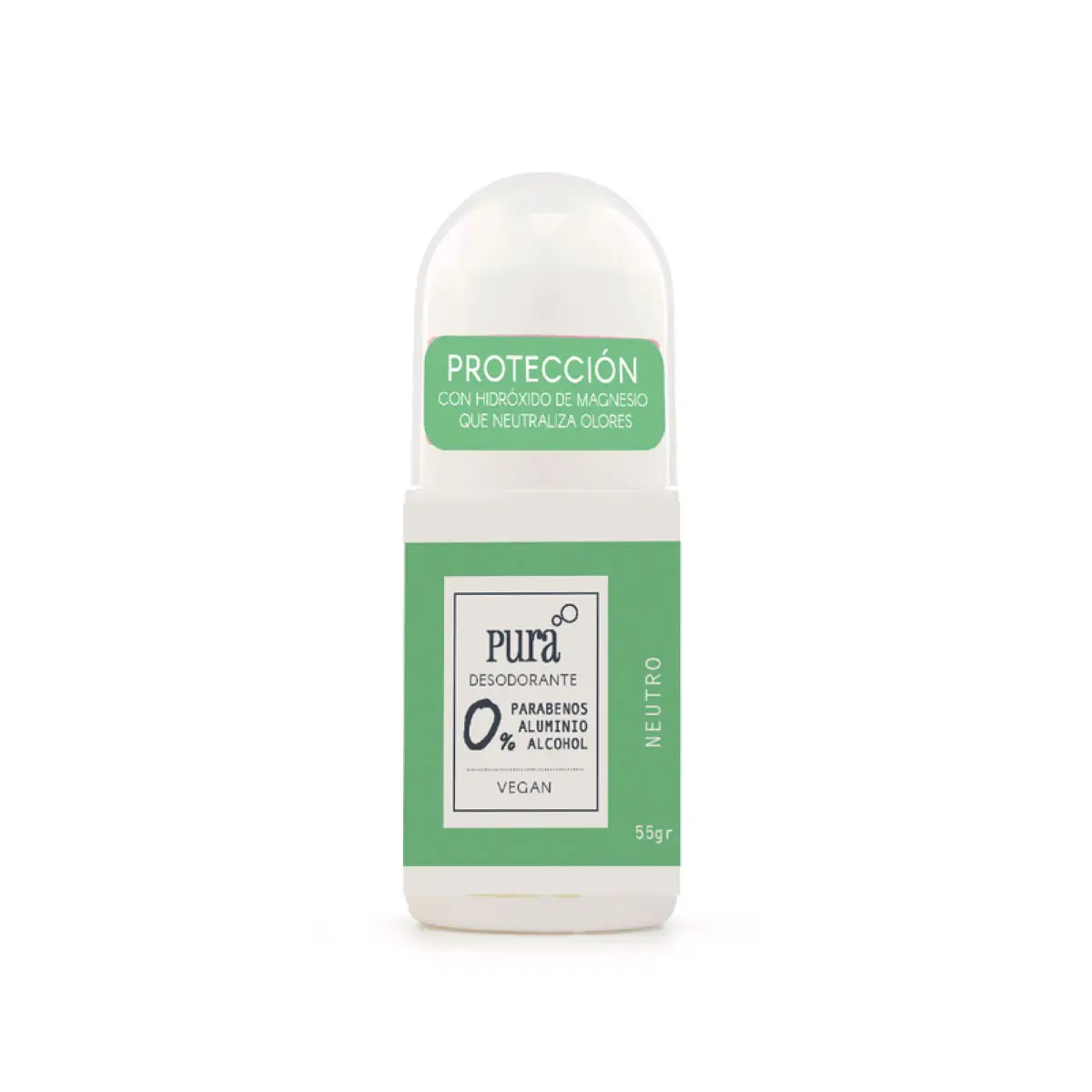 PURA SOAP ROLLON NEUTRO X 55 GRS