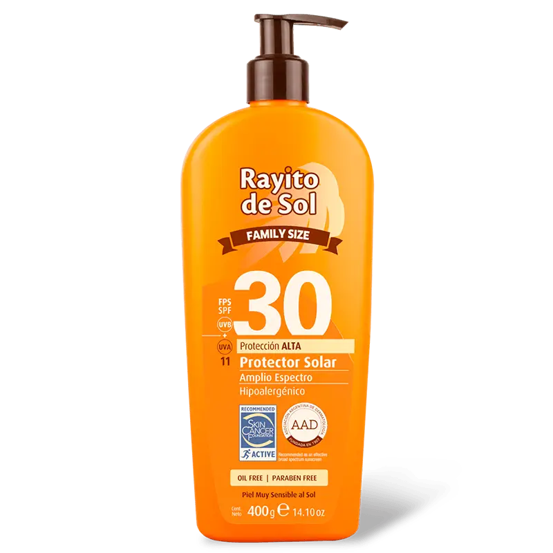 RAYITO DE SOL PROTECTOR SOLAR F30 X400 