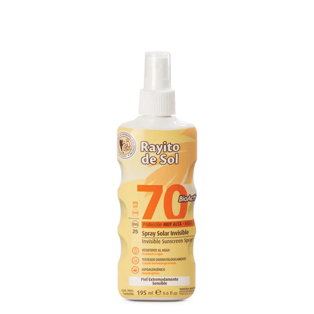 RAYITO DE SOL PROTECTOR SOLAR F70 SPRAY X195