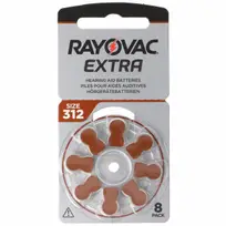 RAYOVAC AUDIOLOGIA 312X8 