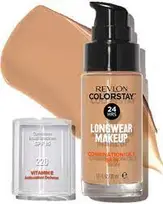 REVLON COLORSTAY MAQUILLAJE LONGWEAR VITAMINA E 220 NATURAL BEIGE