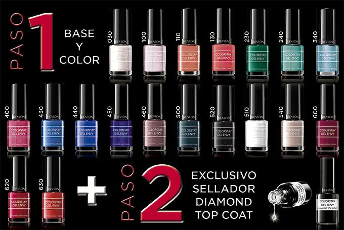 REVLON ESMALTE X 3 COLORES A ELECCION + TOP COAT 