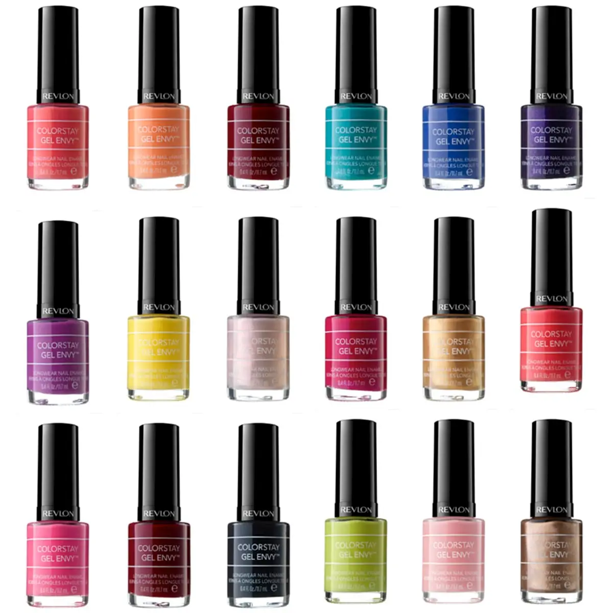 REVLON ESMALTE X 3 COLORES A ELECCION + TOP COAT 