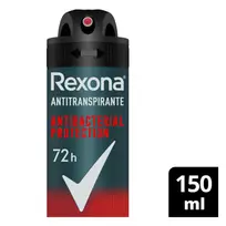 REXONA ANTITRANSPIRANTE X150ML ANTIBACTERIAL MEN