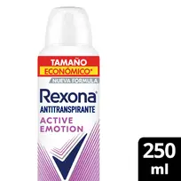 REXONA ANTITRANSPIRANTE X250ML ACTIVE EMOTION 